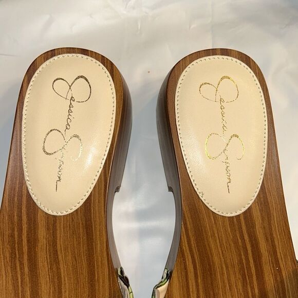 Jessica Simpson Floral Print Slip on Sandals(Size 6M) - Picture 8 of 8